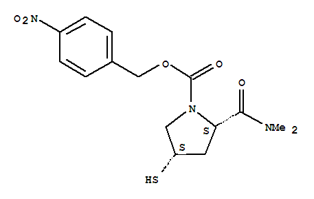 (2S,4S)-2-(二甲基氨基甲酰)-4-巯基-1-吡咯烷甲酸4-硝基苯甲酯 370487