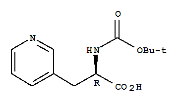 Boc-3-(3-吡啶基)-D-丙氨酸; N-叔丁氧羰基-3-pyridyl-D-丙氨酸