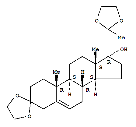 17alpha-羟基孕甾-5-烯-3,20-二酮-3,20-二(乙烯缩酮)