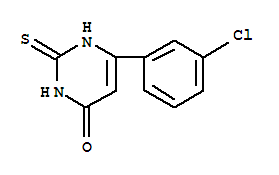 6-(3-氯苯基)-2,3-二氢-2-硫氧代-4(1h)-嘧啶酮