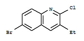 6-溴-2-氯-3-乙基喹啉