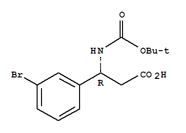 boc-d-3-氨基-3-(3-溴苯基)丙酸