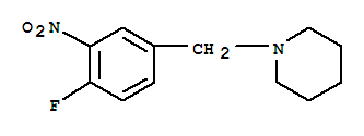 1-(4-氟-3-硝基苄基)哌啶