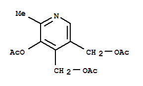 (5-乙酰氧基-6-甲基-3,4-吡啶二基)二(亚甲基)二乙酸酯