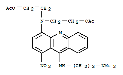 [(9-{[3-(二甲氨基)丙基]氨基}-1-硝基吖啶-4-基)亚氨基]二乙烷-2,1-二基二乙酸酯