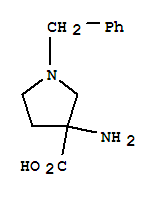 1-苄基-3-氨基吡咯烷-3-甲酸