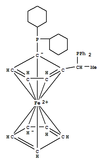 (S)-1-[(Rp)-2-(二环己基膦)二茂铁基乙基]二苯基膦