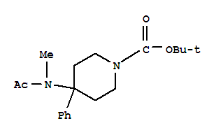 4-[乙酰基(甲基)氨基]-4-苯基哌啶-1-氨基甲酸叔丁酯