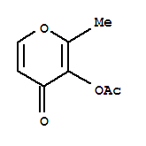 乙酸麦芽酚酯; 2-甲基-4-氧代-4H-吡喃-3-基乙酸酯