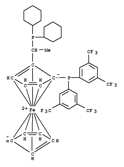 (R)-1-((Sp)-2-[双[3,5-双(三氟甲基)苯基]膦基]二茂铁基)乙基二环己基膦