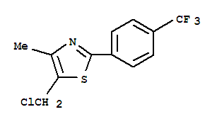 5-(氯甲基)-4-甲基-2- [4-(三氟甲基)苯基]- 1,3-噻唑