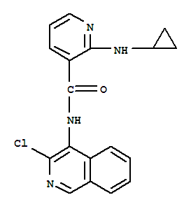 N-(3-氯-4-异喹啉)-2-(环丙基氨基)-3-吡啶羧酰胺
