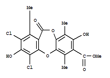 2,4-二氯-3,8-二羟基-1,6,9-三甲基-11-氧代-11H-二苯并[b,e][1,4]二氧杂卓-7-羧酸甲酯