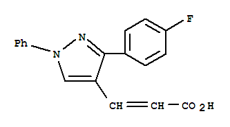 2-丙烯酸,3-[3-(4-氟苯基)-1-苯基-1H-吡唑-4-基]-