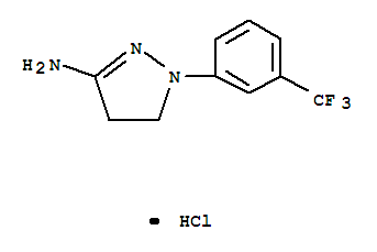 1-[3-(三氟甲基)苯基]-4,5-二氢吡唑-3-胺盐酸盐