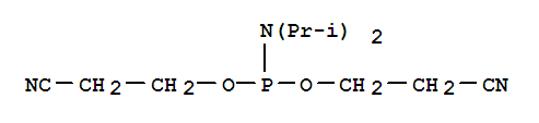 双(2-氰基乙基)-N，N-二异丙基亚磷酰胺95％