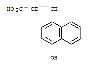 (E)-3-(4-羟基萘-1-基)丙-2-烯酸