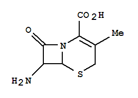 7-氨基去乙酰氧基头孢烷酸; 7-氨基-3-甲基-8-氧代-5-硫杂-1-氮杂双环[4.2.0]辛-2-烯-2-甲酸