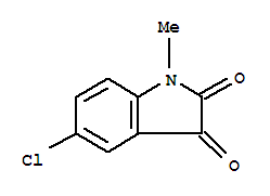 5-氯-1-甲基吲哚啉-2，3-二酮
