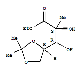 (2S,3R)-3-((R)-2,2-二甲基-1,3-二氧杂戊环-4-基)-2,3-二羟基-2-甲基丙酸乙酯