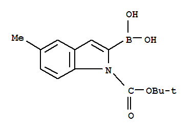 1-BOC-5-甲基吲哚-2-硼酸