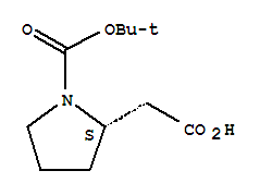 Boc-L-beta-高脯氨酸; 2-[(2S)-(1-叔丁氧羰基)吡咯烷-2-基]乙酸