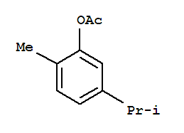 香芹酚乙酸酯; 5-异丙基-2-甲基苯基乙酸酯