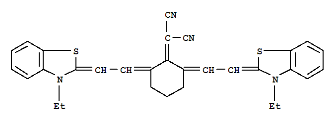 {(2E,6E)-2,6-二[(2Z)-2-(3-乙基-1,3-苯并噻唑-2(3H)-亚基)亚乙基]环己基亚基}丙二腈