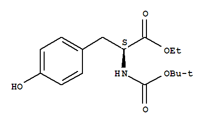 Boc-L-酪氨酸乙酯; N-叔丁氧羰基-L-酪氨酸乙酯