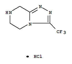3-(三氟甲基)-5,6,7,8-四氢-[1,2,4]三唑并[4,3-a]吡嗪盐酸盐