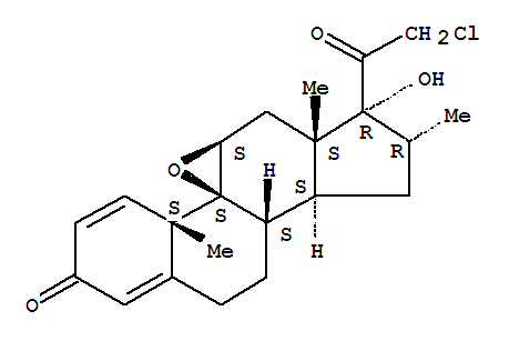 Mometasone Furoate EP Impurity Q/17α-Hydroxy-21-chloro-9β,11β-epoxy-16α-methylpregna-1,4-diene-3,20-dione
