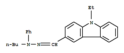 9-乙基咔唑-3-甲醛 <i>N</i>-丁基-<i>N</i>-苯腙