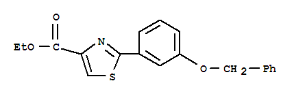 2-(3-苄氧基苯基)-噻唑-4-羧酸乙酯