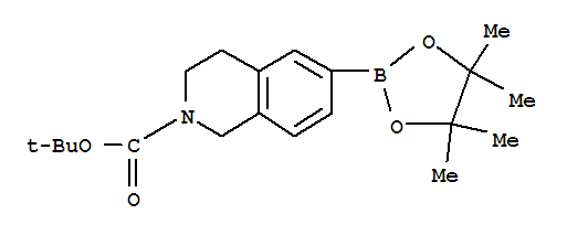 6-(4,4,5,5-三甲基-1,3,2-二氧代硼戊烷-2-基)-3,4-二氢异喹啉-2(1H)-甲酸叔丁酯