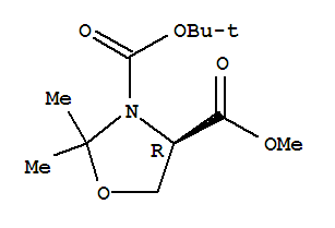(R)-(-)-3-BOC-4-甲氧羰基-2,2-二甲基-1,3-恶唑烷