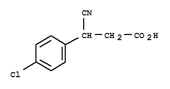 3-(4-氯苯基)-3-氰基丙烷酸