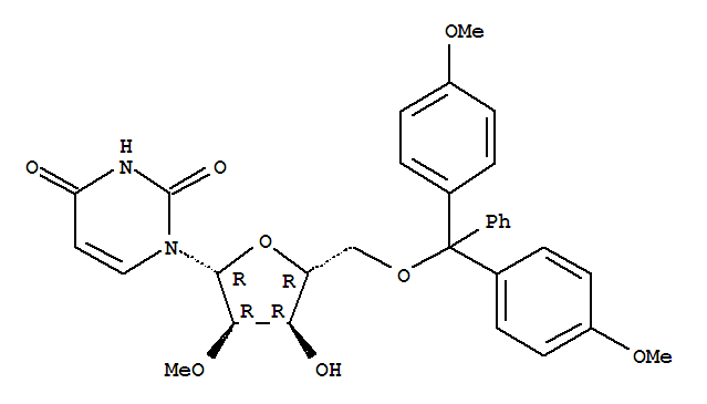 1-((2R,3r,4r,5r)-5-((双(4-甲氧基苯基)(苯基)甲氧基)甲基)-4-羟基-3-甲氧基四氢呋喃-2-基)嘧啶-2,4(1h,3h)-二酮