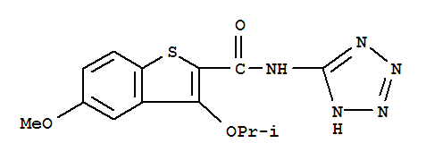 3-异丙氧基-5-甲氧基-N-(1H-四唑-5-YL)苯并[B]噻吩-2-甲酰胺