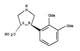 (3S,4R)-4-(2,3-二甲氧基苯基)吡咯烷-3-羧酸