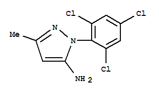 5-氨基-3-甲基-1-(2,4,6-三氯苯基)吡唑