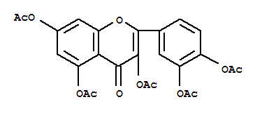 [5,7-二乙酰氧基-2-(3,4-二乙酰氧基苯基)-4-氧代苯并吡喃-3-基]乙酸酯