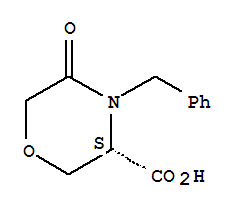 (3S)-4-苄基-5-氧代吗啉-3-羧酸