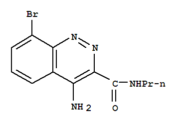 4-氨基-8-溴-N-丙基氮杂嗪-3-胺