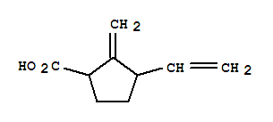 2-亚甲基-3-乙烯基环戊烷羧酸