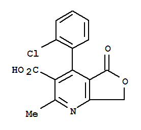 4-(2-氯苯基)-5,7-二氢-2-甲基-5-氧代呋喃并[3,4-b]吡啶-3-甲酸