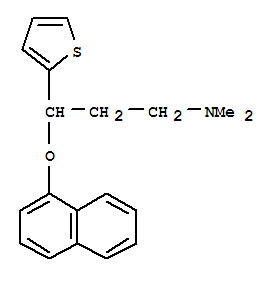 盐酸度洛西汀; (RS)-度洛西汀盐酸盐; (RS)-(-)-N-甲基-3-(1-萘氧基)-3-(2-噻吩)-丙胺盐酸盐
