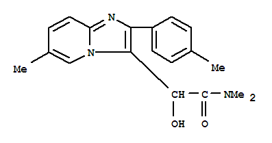 6-甲基-N,N-二甲基-2-(4-甲基苯基)-2-羟基咪唑并1,2-alpha吡啶-3-乙酰胺