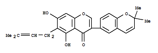 异鱼藤色烯异黄酮对照品(标准品) | 121747-90-8