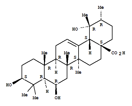 (3beta,6beta)-3,6,19-三羟基乌苏-12-烯-28-酸对照品(标准品) | 123135-05-7