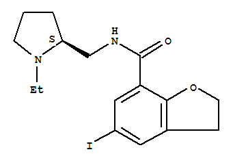 N-[[(2S)-1-乙基吡咯烷-2-基]甲基]-5-碘-2,3-二氢-1-苯并呋喃-7-甲酰胺